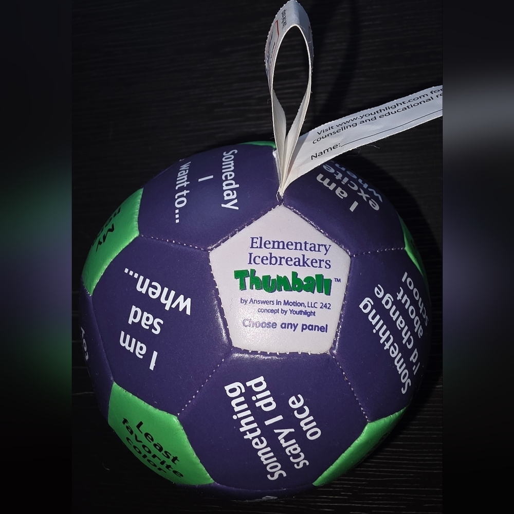 Game Ball - Purple and Green